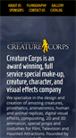 Mobile Screenshot of creaturecorps.net